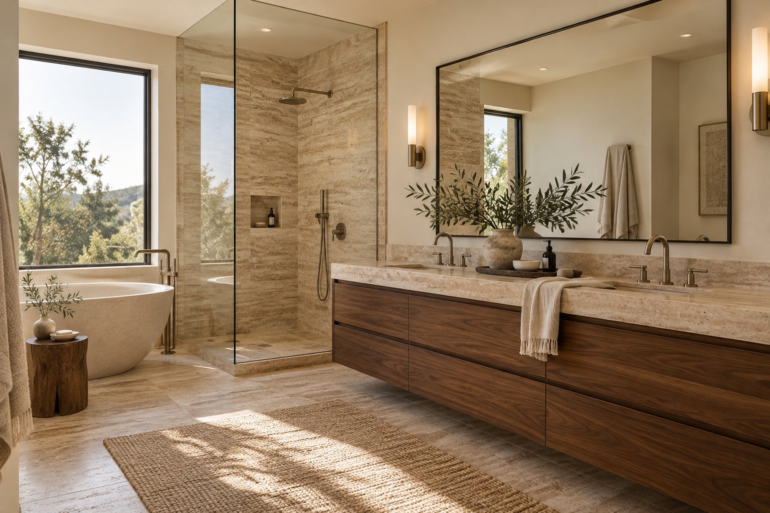 Original AI-generated fictional bathroom inspiration